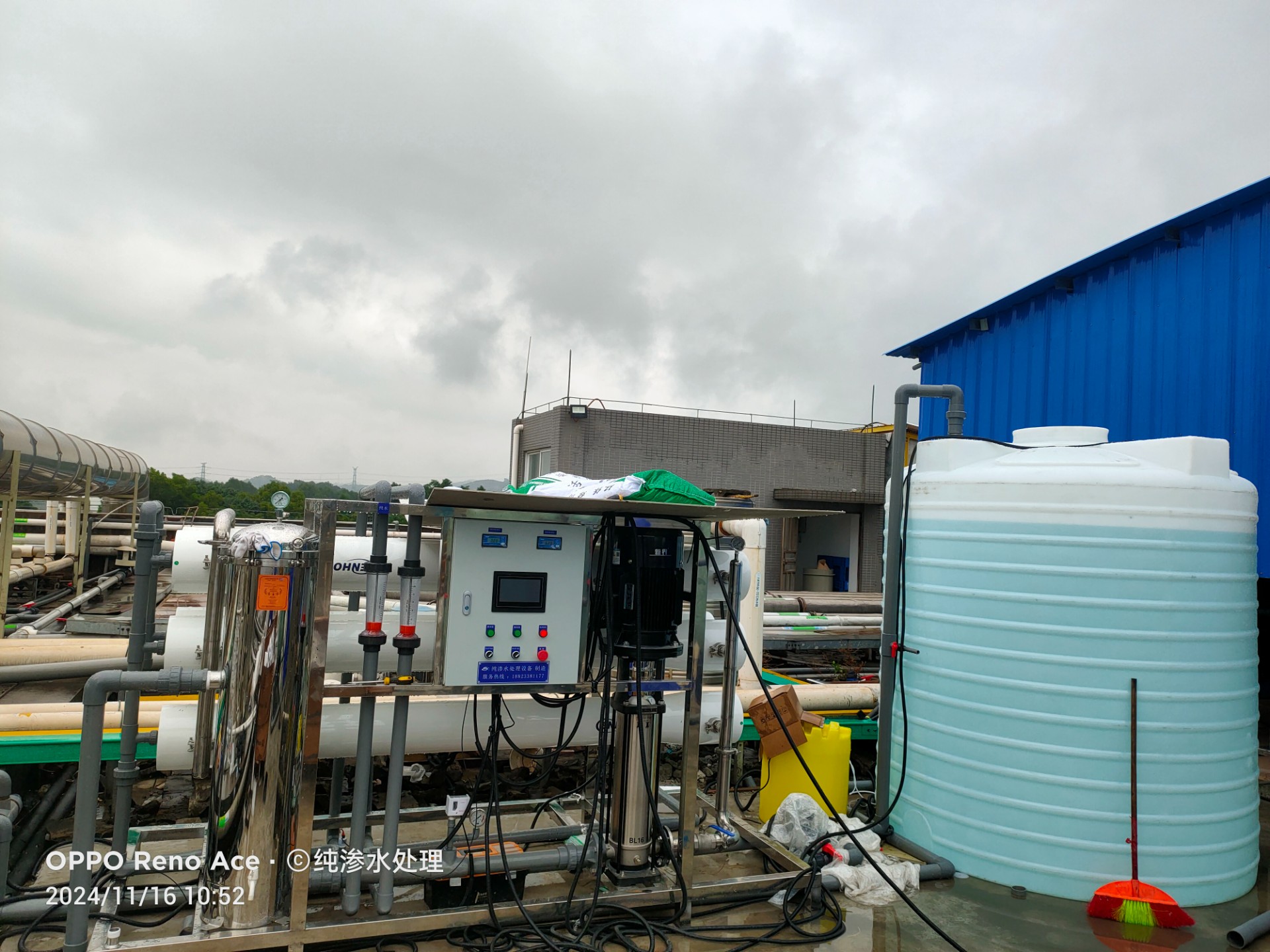珠海某PCB電路板廠加裝純水系統